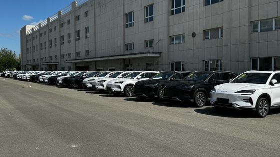 2023 EV Byd E2 럭셔리 에디션 순수 전기 자동차 사용/ 폐쇄형 카리저형 화이트 에디션
