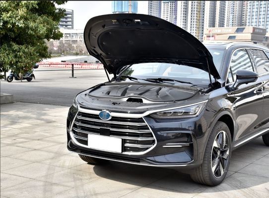 검은색 2022 BYD Tang EV 635km 4륜 구동 플래그십 에디션 선택된 6석 차