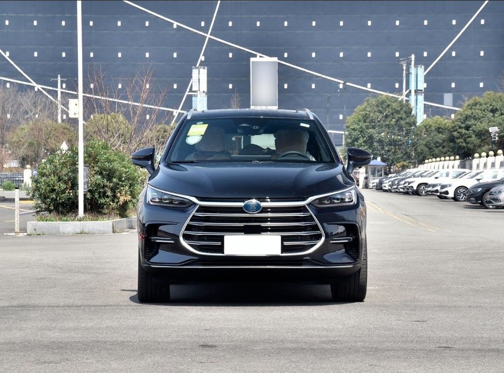 검은색 2022 BYD Tang EV 635km 4륜 구동 플래그십 에디션 선택된 6석 차