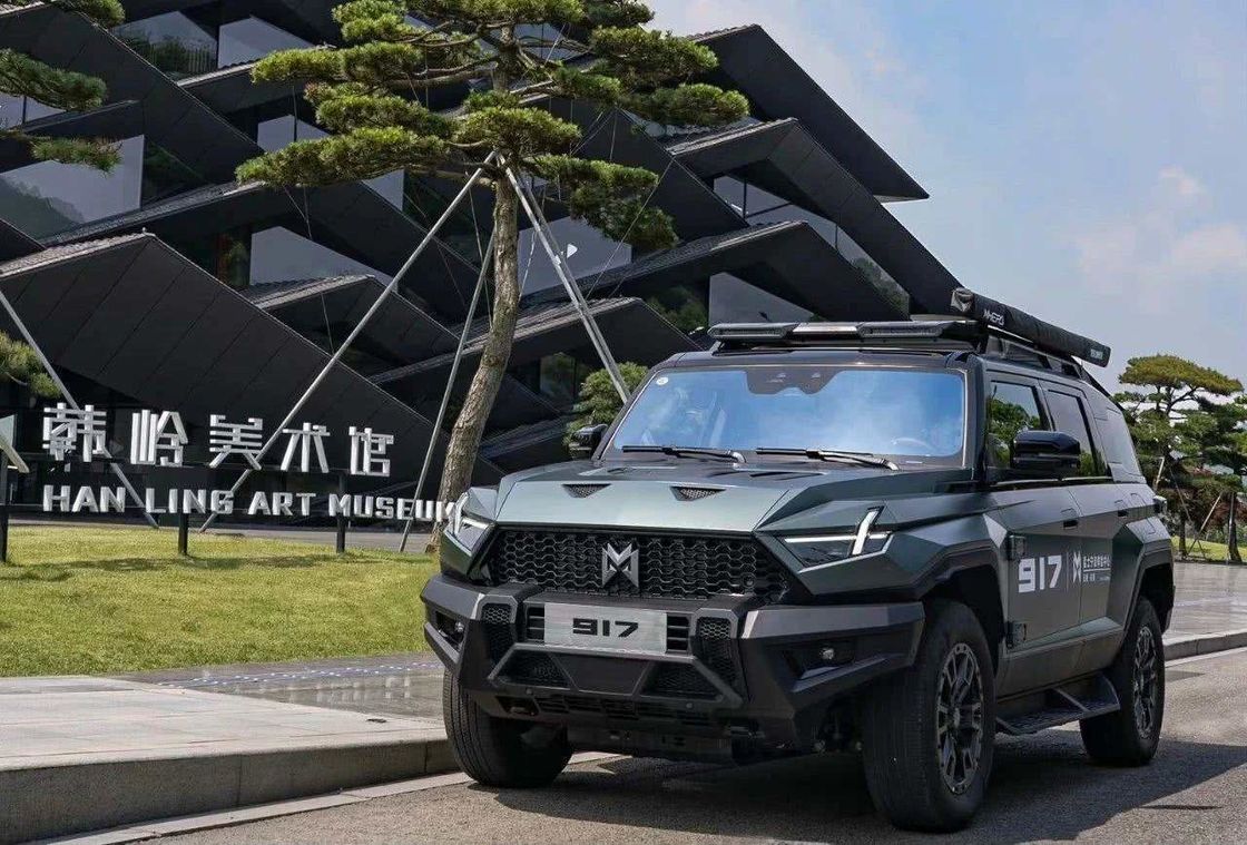 폐쇄형 차체형 Mhero 917 전기 자동차 SUV 하이브리드 확장 범위 자동차 대형 SUV 중고용 EV